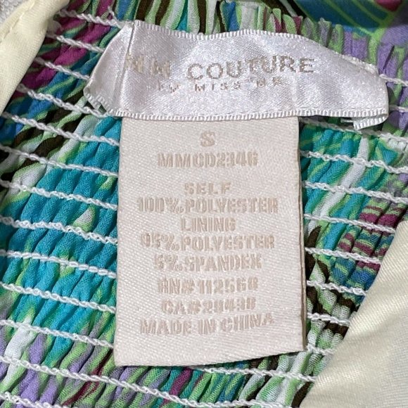 MM Couture Miss Me Strapless Party Dress Size Small Ruffle Sweetheart Chiffon - Picture 7 of 7